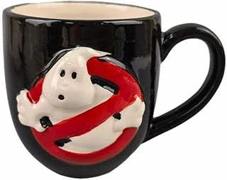 Ghostbusters 3D Seramik Kupa Bardak, 410 Ml, Siyah ürün görseli 1