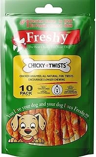 Freshy Tavuk Kaplı Burgu Çubuklar 13 Cm 10 Adet ürün görseli 1