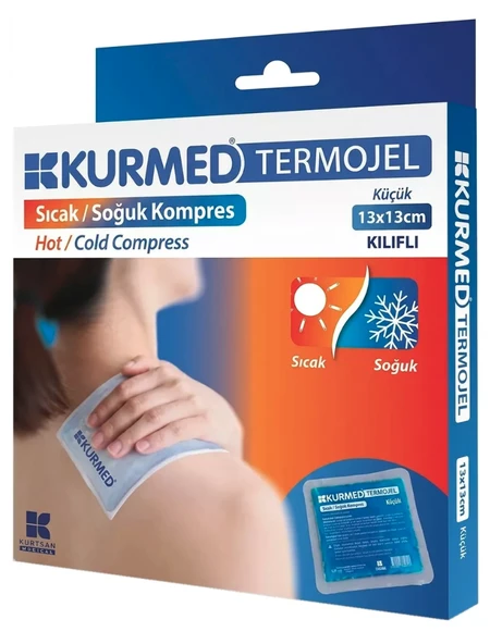 Kurmed Termojel Sıcak Soğuk Kompres Kılıflı 13x13 cm ürün görseli 1
