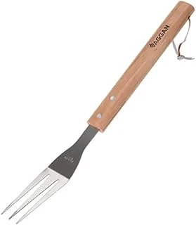 Barbekü Çatal Ahşap Sap Paslanmaz Çelik 38Cm ürün görseli 1