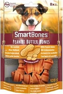 Smartbones Peanutbutter Mini Küçük Boy Yer Fıstıklı Kemik 8'Li, 128 Gr Ödülü ürün görseli 1