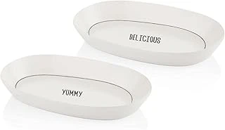 The Mia Daily Tunes Oval Servis 2Li Set 26Cm ürün görseli 1