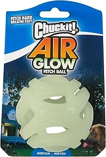 Chuckit! Air Glow Getirme Topu Oyuncağı, Orta (2,5 İnç), 1 Adet, Irklar Için 20-60 Lb ürün görseli 1