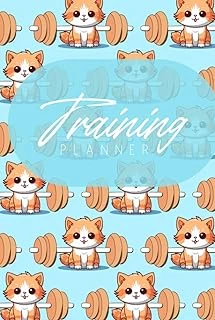 Exercise Log Book - Orange Gym Cat. Planner. Great Exercise Accessories. 100 Days Of Challenges. 100 Trainings A Year. Healthy Lifestyle. It Helps To Systematic. 119 Pages. ürün görseli 1
