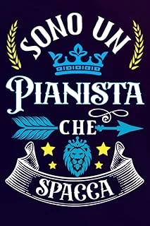 Sono Pianista Che Spacca: Idea Originale Regalo Per Il Miglior Pianista Del Mondo - Quaderno Divertente Per Collega, Amico, Papà, Uomo | .., San Valentino, Festa Del Papà, Fine Anno ürün görseli 1