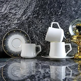 Evaliza Diamond 6 Kişilik Çay Fincan Takımı 180 Ml ürün görseli 1