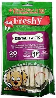 Freshy Dental Twist Burgulu Köepk Çiğneme Çubuk 13 Cm 20 Adet ürün görseli 1