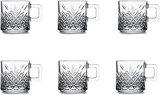 Pasabahce Timeless Kulplu Bardak 195 Cc 6 Adet Kupa Çay Kahve Bardağı 5656896985696Aybabastore ürün görseli 1