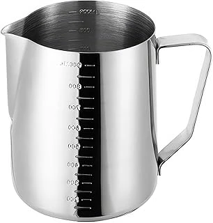 304 Çelik 900 Ml Kahve Süt Köpürtme Potu Sütlük Pitcher Cin504 ürün görseli 1