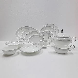 Evaliza Tokyo Platin 61 Parça 12 Kişilik Yemek Takımı ürün görseli 1