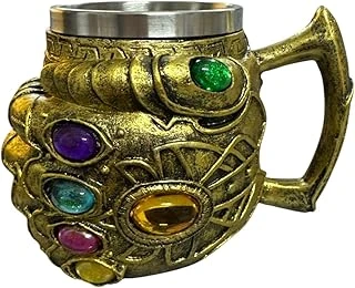 Avengers Infinity War Thanos Infinity Gauntlet Eldiven Çelik Kupa ürün görseli 1