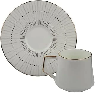 Evaliza Direction Lines 6 Kişilik Çay Fincan Takımı 130 Ml ürün görseli 1