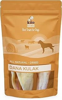 Kito Kurutulmuş Dana Kulak Çiğnemelik Ödül Maması%100 Doğal, Glutensiz, Organik 100 Gr (Dog Treat) ürün görseli 1
