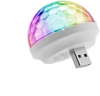 Sna Usb Mi̇ni̇ Di̇sko Topu 4W Ledli̇ Small Magi̇c Ball Si̇hi̇rli̇ Di̇sco Topu ürün görseli 1