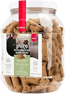 Mera Pure Sensitive Goody Snack Insect (600 G), Hassas Köpekler Için Atıştırmalıklar, Böcek Pirinçten Ödül Maması, Glutensiz Atıştırmalığı, Antrenman Ödül Için ürün görseli 1