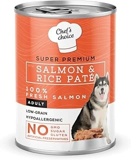 Chef'S Choice Yetişkin Köpekler İçin, Hipoalerjenik, Somon Balıklı Pirinçli Ezme, 400 G ürün görseli 1