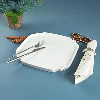 Aryıldız Lunar Kare Servis Tabağı Tasarım Renkli 27 Cm ürün görseli 1