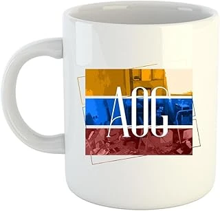 Aog Logo Baskılı Porselen Kupa Bardak #6 ürün görseli 1