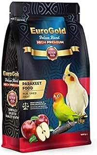 Eurogold Deluxe Blend Gerçek Elmalı Paraket Kuşu Yemi, 1 Kg ürün görseli 1