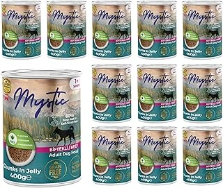 Mystic Yetişkin Biftekli Jöleli Konserve Yaş Mama 400 Gr X 12 Adet ürün görseli 1