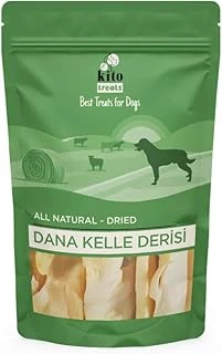 Kito Kurutulmuş Dana Kelle Derisi Çiğnemelik Ödül Maması%100 Doğal, Glutensiz, Organik 100 Gr (Dog Treat) ürün görseli 1