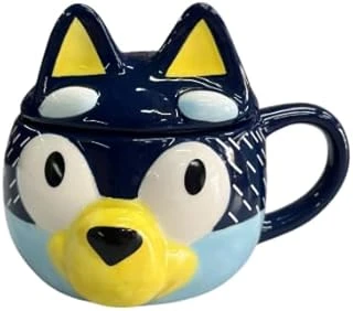 Bluey 3D Seramik Kupa, Lacivert, Sevimli Karakter Tasarımlı ürün görseli 1