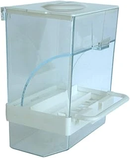 Garden Mix-Akıllı Kuş Yemliği Taban Hazneli Beyaz (10-7,5)-14,5 Cm ürün görseli 1