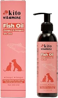 Kito Balık Yağı 200 Ml (Kedi Köpekler Için 3 & 6 İçerikli Deri, Tüy, Eklem Sağlığı Destekleyici Balık Yağı) ürün görseli 1