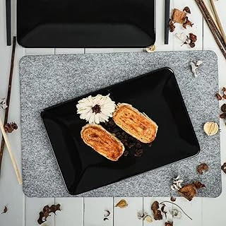 Keramika Siyah Siera Kayık Tabak 31 Cm 2 Adet ürün görseli 1