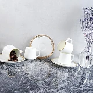 Evaliza Versailles Gold 6 Kişilik Kahve Fincan Takımı 80 Ml ürün görseli 1