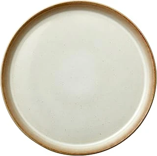 Bitz Tabak, Yemek Tabağı, Seramik Yemek Tabağı, 27 Cm Çapında, Krem/Krem ürün görseli 1