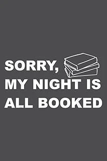 Independently Published Funny Book Lover Mug Sorry My Night Is All Booked Reading: Special Designed Covers, With Lines Inside ürün görseli 1