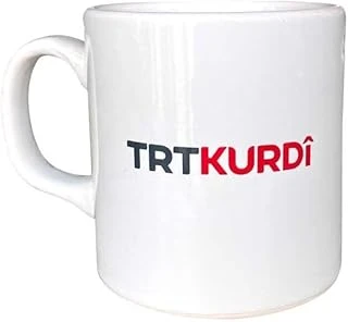 Trt Kurdi Logolu Beyaz Kupa ürün görseli 1