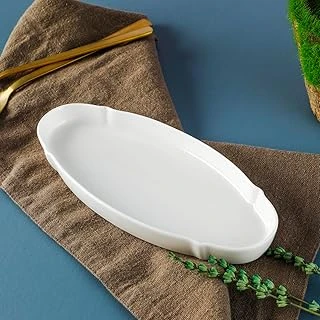 Aryıldız Lunar Yuvarlak Servis Tabağı Beyaz Porselen 20 Cm ürün görseli 1