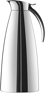 Emsa Eleganza Termos 502664 | 1,3 L Kapasite | Easy Open Kilit | 12 Saat Sıcak, 24 Saat Soğuk | Paslanmaz Çelik, Gümüş ürün görseli 1