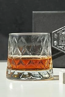 Hediyesepeti Özel Kutusunda Kristal Desenli Viski Kadeh Seti Viski Taşı Bardak Set ürün görseli 1
