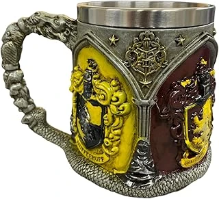 Netavantaj Hufflepuff Gryfindor Slytherin Ravenclaw Figürlü Paslanmaz Çelik Kupa Bardak ürün görseli 1