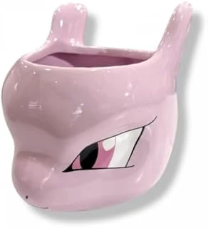 Pokemon Mewtwo 3D Tasarımlı Seramik Kupa, Pembe ürün görseli 1
