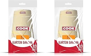 Cook Kağıt Bardak 7 Oz 10'Lu (2 Paketi) ürün görseli 1