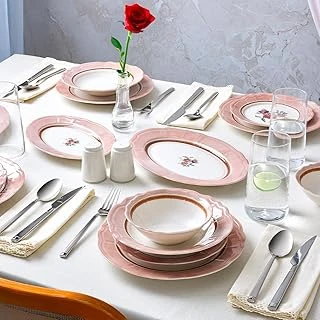 Aryıldız Jardin Pembe 30 Parça 6 Kişilik Yemek Takımı ürün görseli 1