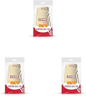Cook Kağıt Bardak 7 Oz 10'Lu (Koli İçi 50 Adet) (3 Paketi) ürün görseli 1