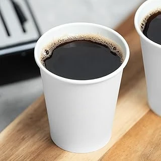 8 Oz Si̇ngle Beyaz Karton Bardak 25’Li̇ ürün görseli 1