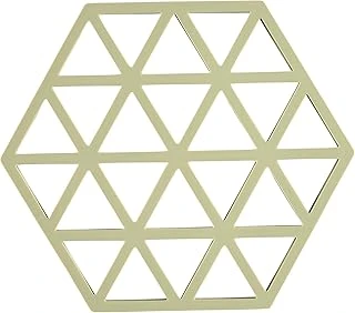 Zone Denmark Üçgen Altlık, 250 °C'Ye Kadar Isıya Dayanıklı, Silikon Altlık, Tencere Tavalar Için Dekoratif Altlık, Bulaşık Makinesinde Yıkanabilir, 16 X 14 Cm, Matcha Green ürün görseli 1
