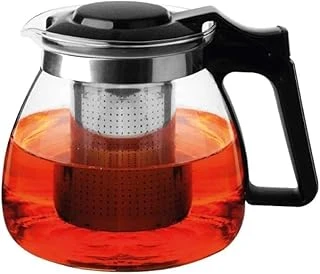 Isıya Dayanıklı Cam Demlik, Süzgeçli Çaydanlık, Filtreli Çay Demleme Çiçek Çayı Bitki Çayı İçin (900Ml) ürün görseli 1