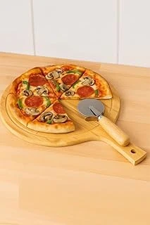 Bambum Napoli - Döner Bıçaklı Yuvarlak Pizza Tahtası ürün görseli 1