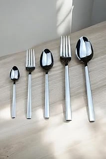 30 Parça 6 Kişilik Çatal&Kaşık Takımı-Düz Model ürün görseli 1