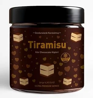Viento Dondurularak Kurutulmuş Tiramisu Freeze-Dry Teknolojisi, Kıtır Atıştırmalık, Uzun Raf Ömürlü, Tekli Paket ürün görseli 1
