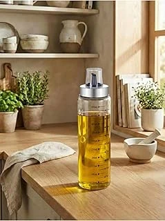Metal Kapaklı Ölçülü Yağdanlık, Cam, Şeffaf, 550 Ml ürün görseli 1