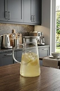 Limonata Sürahisi 1800 Ml - Isıya Dayanıklı Borosilikat Cam Karaf ürün görseli 1