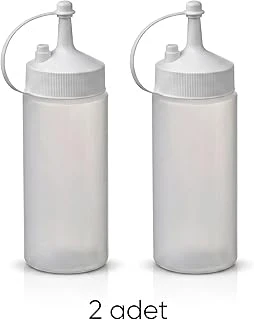 Grilltider Sos Şişesi, Beyaz-Şeffaf, 200 Ml *2 Adet* ürün görseli 1